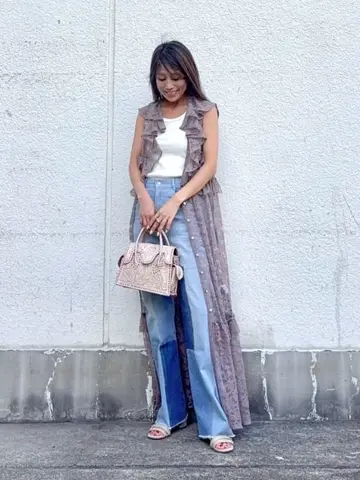 GRACE CONTINENTAL yukimi yonee コーディネート画像