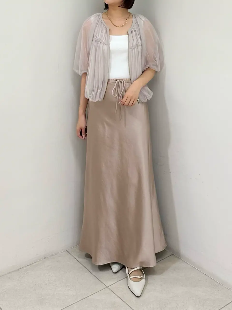 GRACE CONTINENTAL MORITA AI コーディネート画像