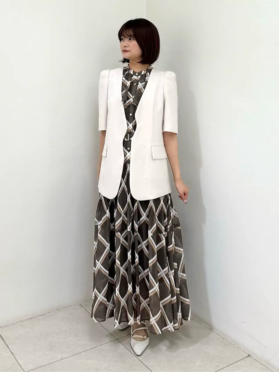 GRACE CONTINENTAL MORITA AI コーディネート画像