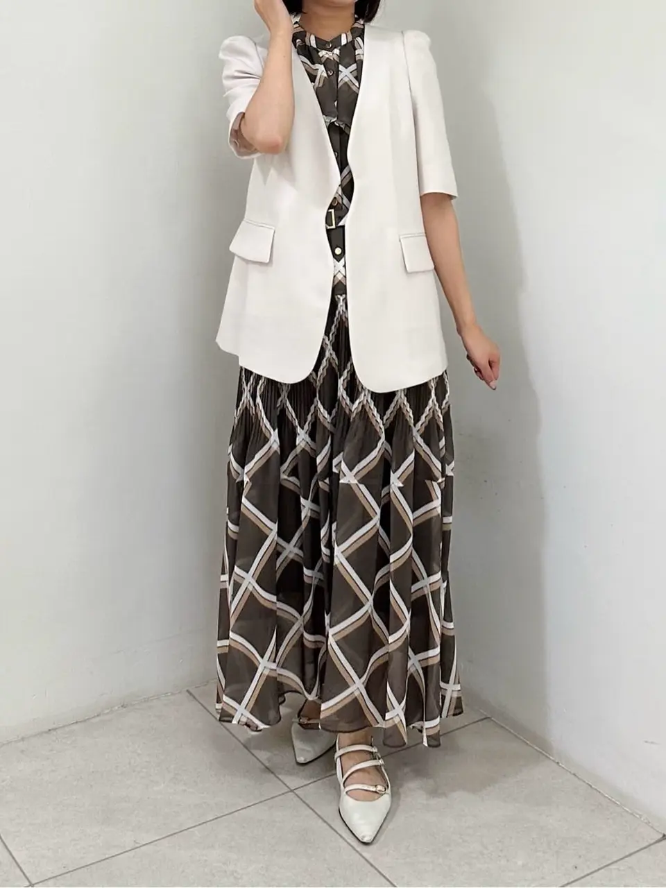 GRACE CONTINENTAL MORITA AI コーディネート画像