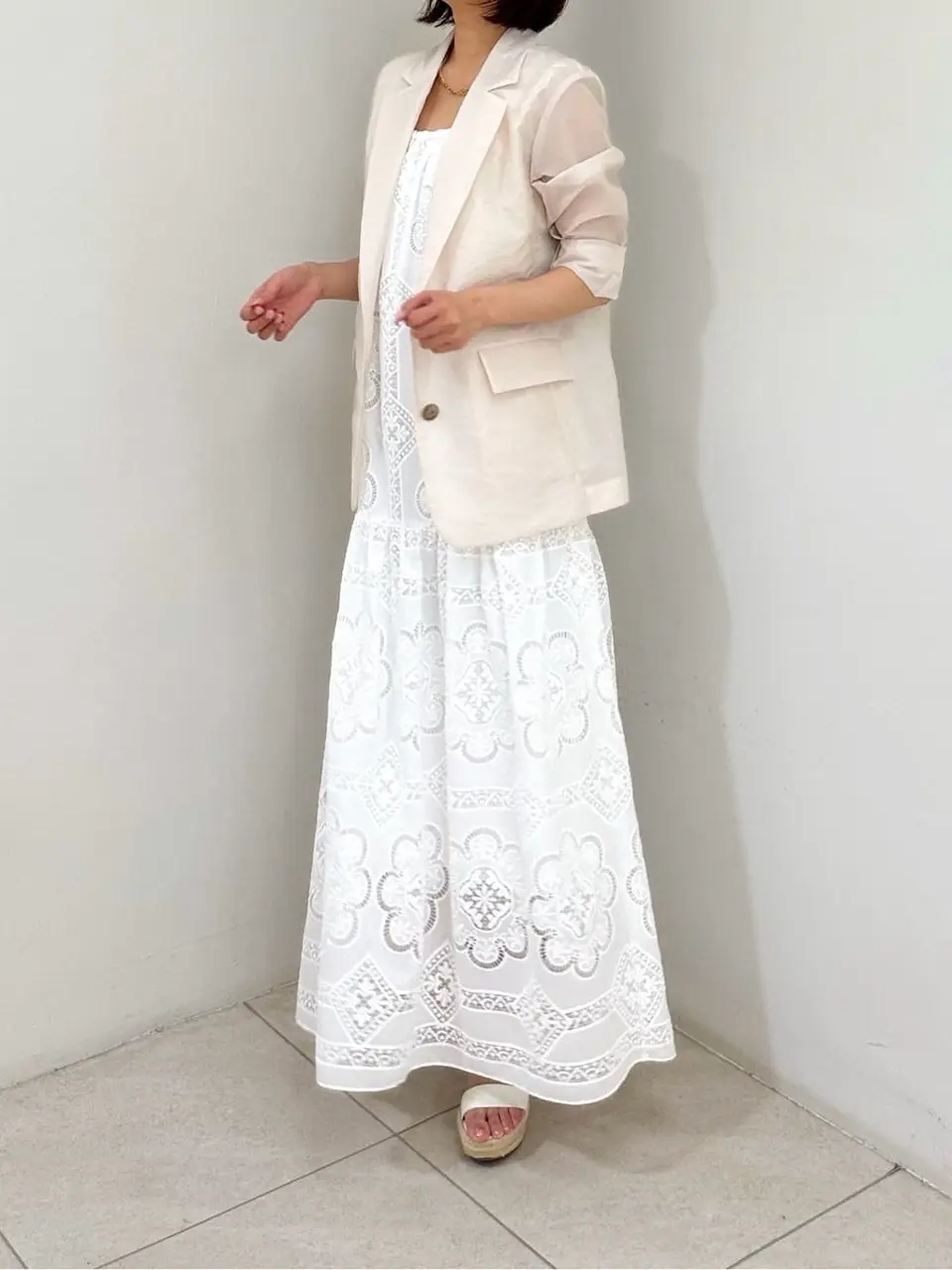 GRACE CONTINENTAL MORITA AI コーディネート画像