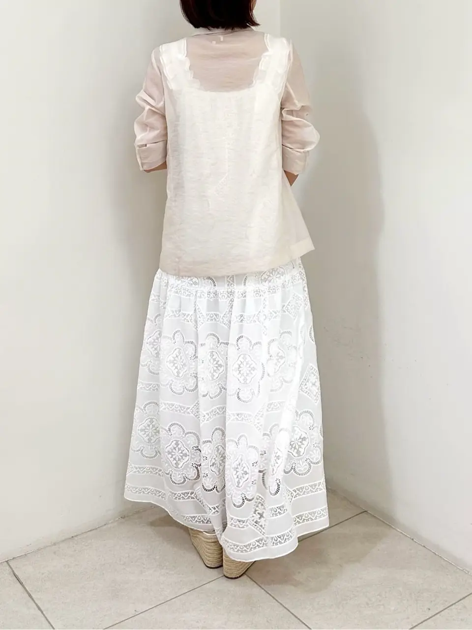 GRACE CONTINENTAL MORITA AI コーディネート画像