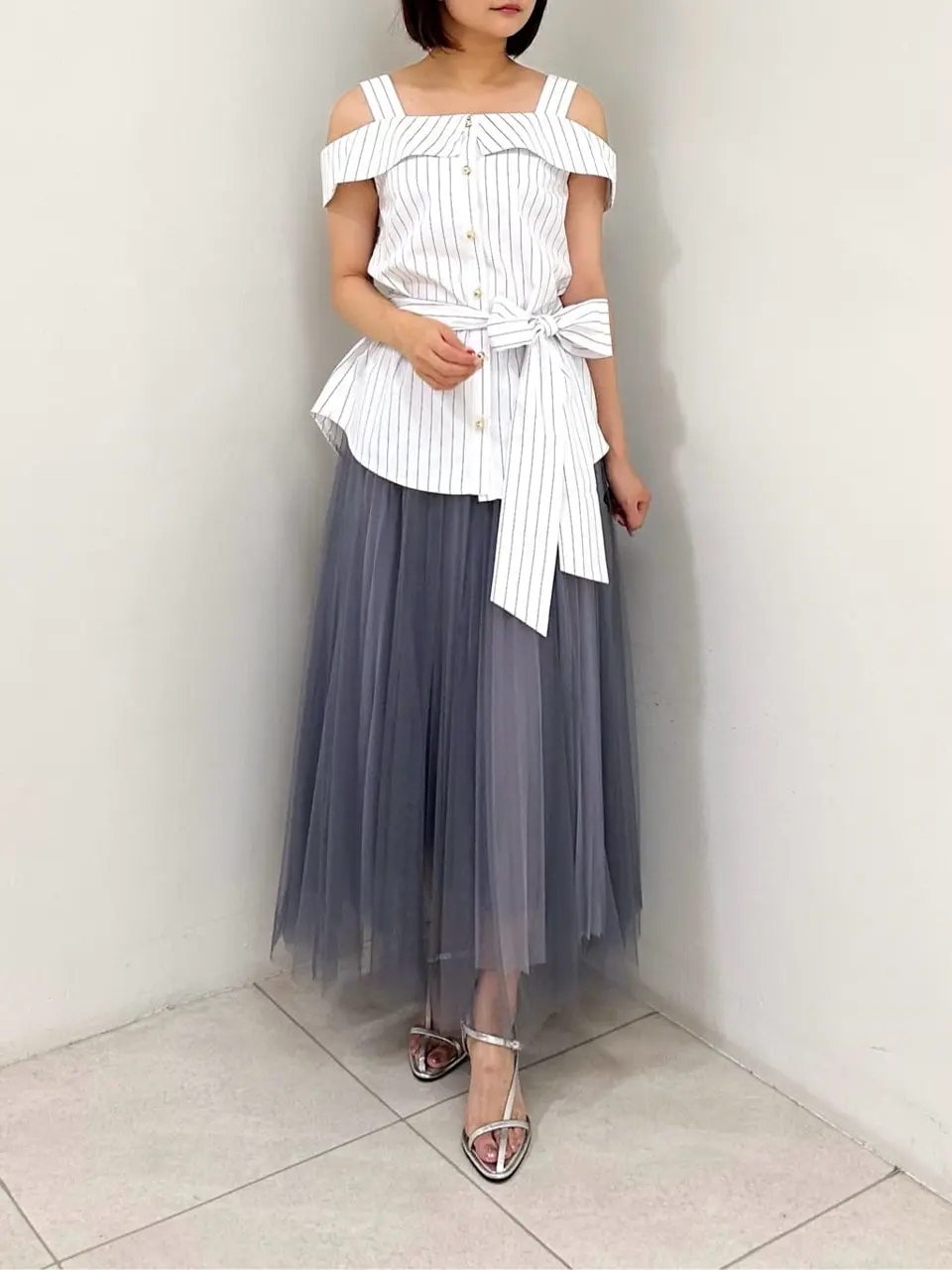 GRACE CONTINENTAL MORITA AI コーディネート画像