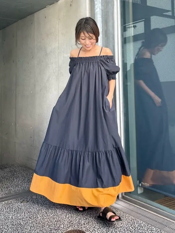 GRACE CONTINENTAL yukimi yonee コーディネート画像