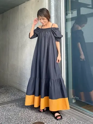 GRACE CONTINENTAL yukimi yonee コーディネート画像