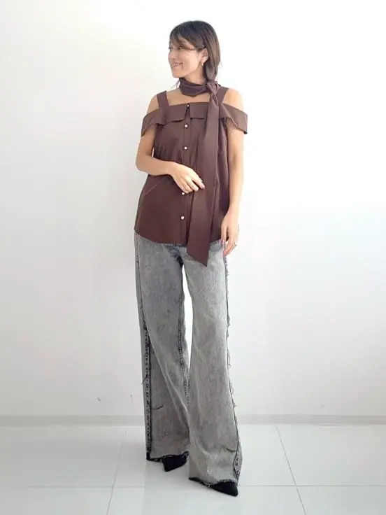 GRACE CONTINENTAL yukimi yonee コーディネート画像