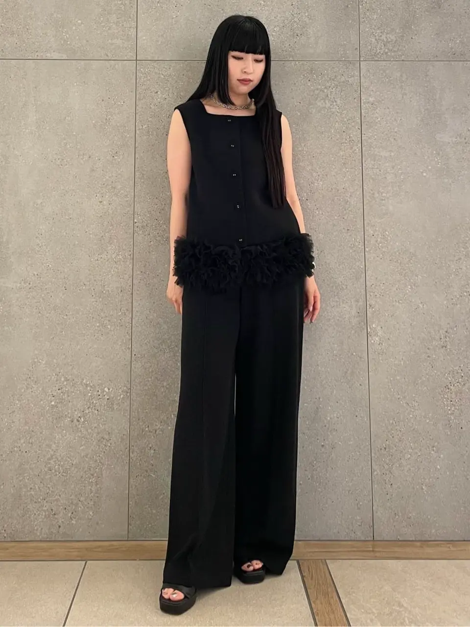 チュールヘムカットトップ / GRACE CONTINENTAL | ファッション
