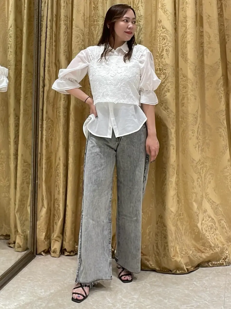 GRACE CONTINENTAL 泉　敦子 コーディネート画像