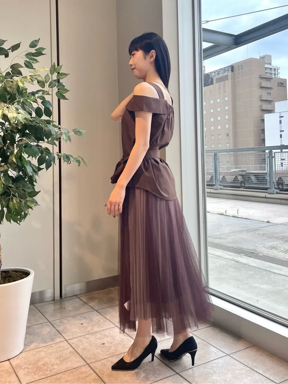 GRACE CONTINENTAL 端場　わかな コーディネート画像