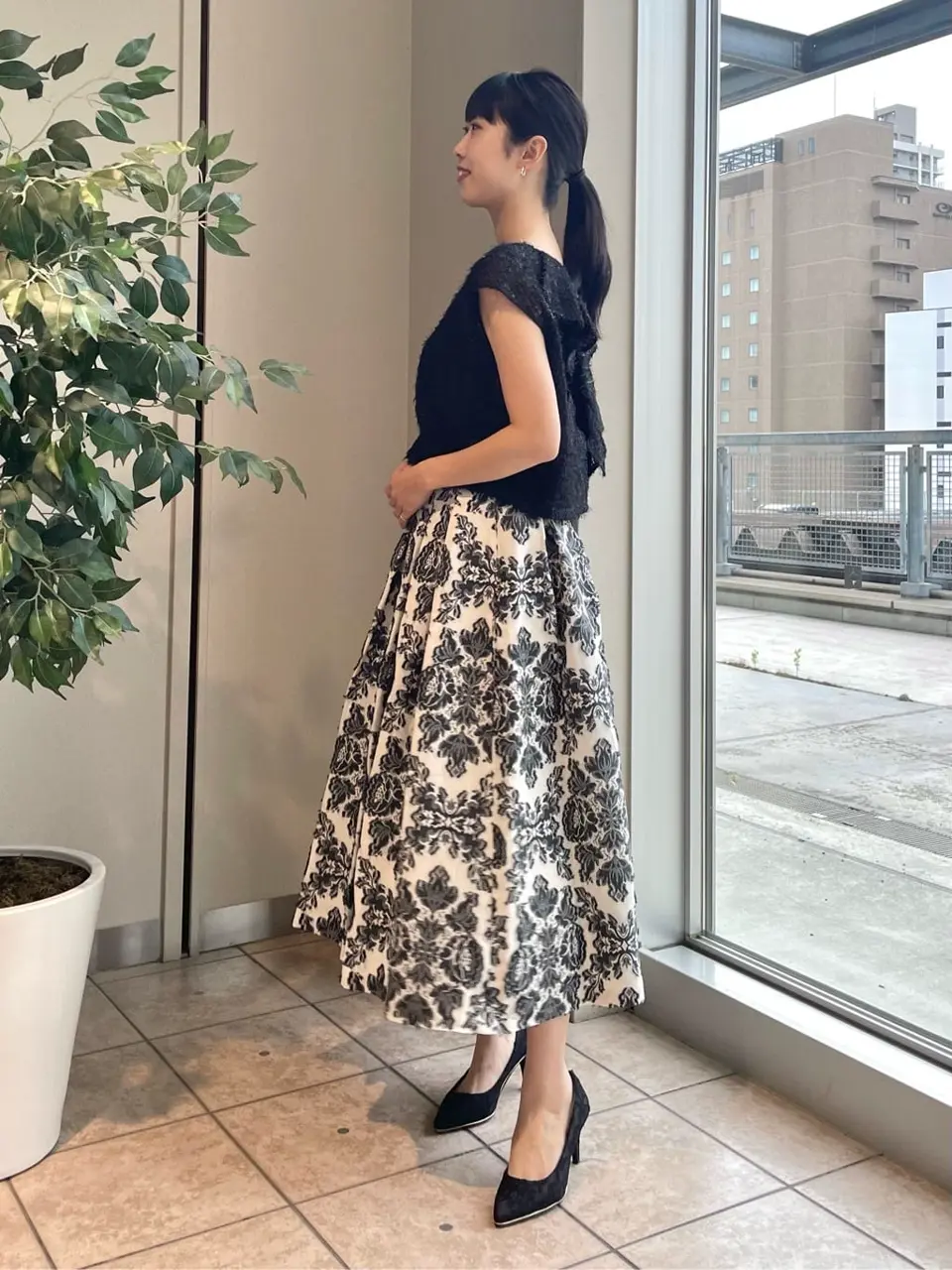 GRACE CONTINENTAL 端場　わかな コーディネート画像