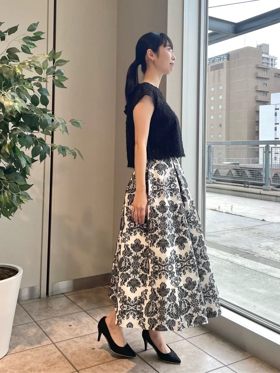 GRACE CONTINENTAL 端場　わかな コーディネート画像