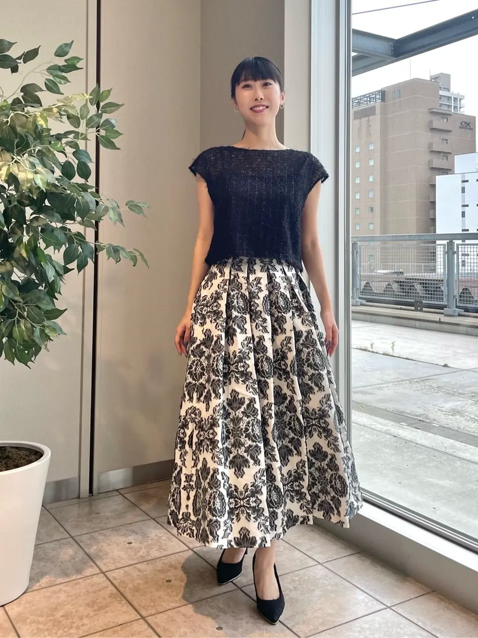 GRACE CONTINENTAL 端場　わかな コーディネート画像