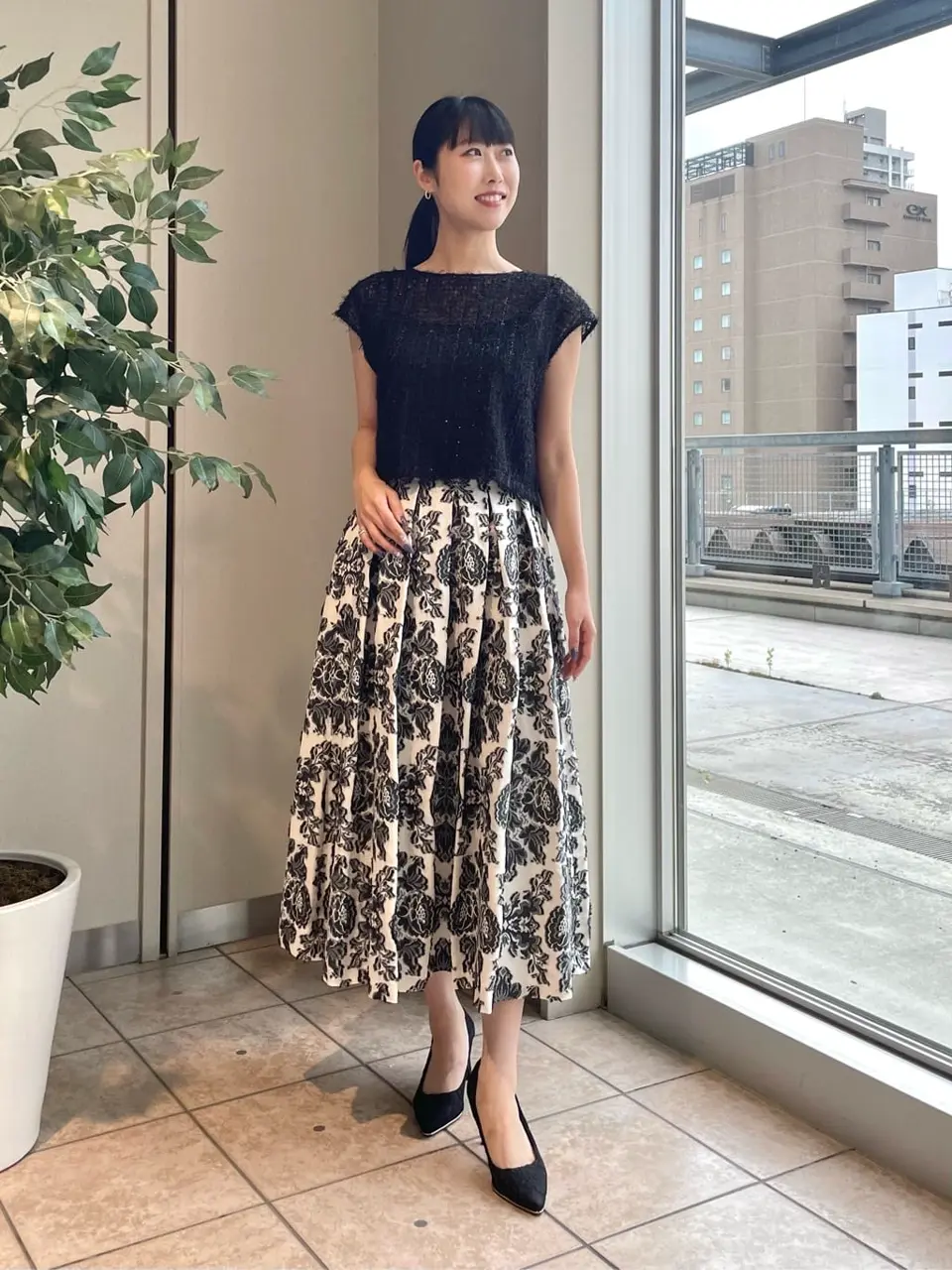 GRACE CONTINENTAL 端場　わかな コーディネート画像