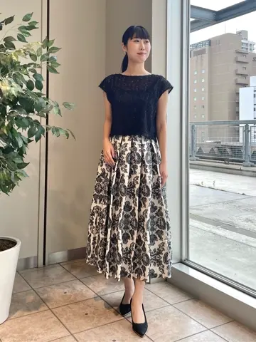 GRACE CONTINENTAL 端場　わかな コーディネート画像