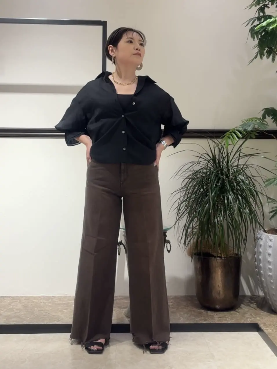 GRACE CONTINENTAL N.YURI コーディネート画像