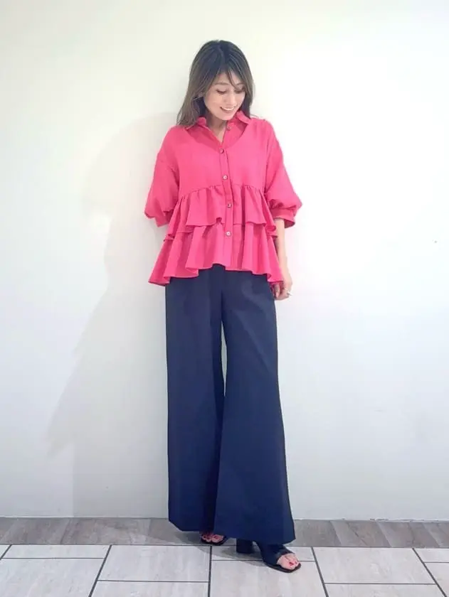 GRACE CONTINENTAL yukimi yonee コーディネート画像