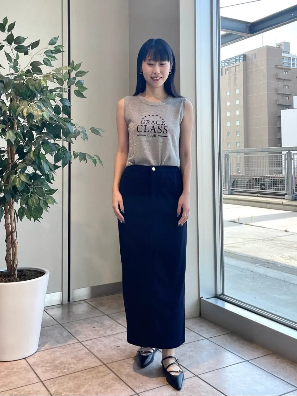 GRACE CONTINENTAL 端場　わかな コーディネート画像