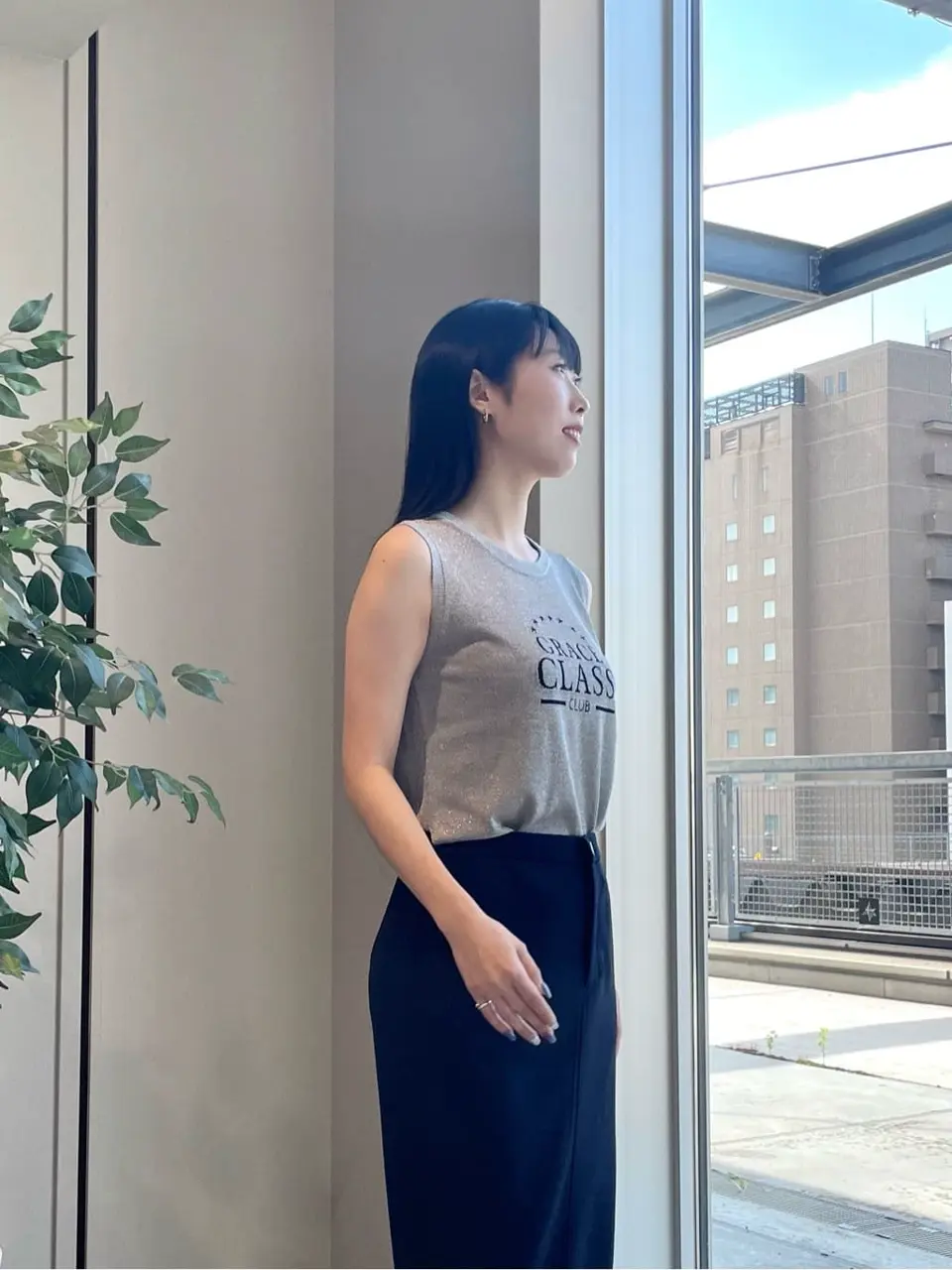 GRACE CONTINENTAL 端場　わかな コーディネート画像