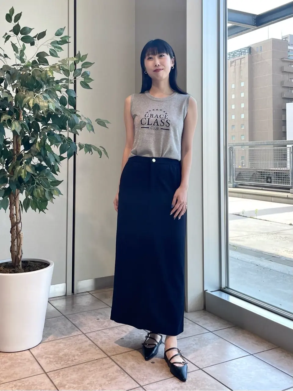 GRACE CONTINENTAL 端場　わかな コーディネート画像