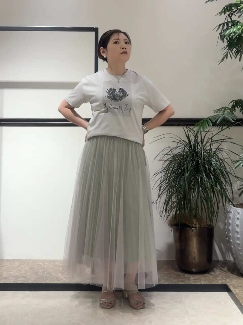 GRACE CONTINENTAL N.YURI コーディネート画像