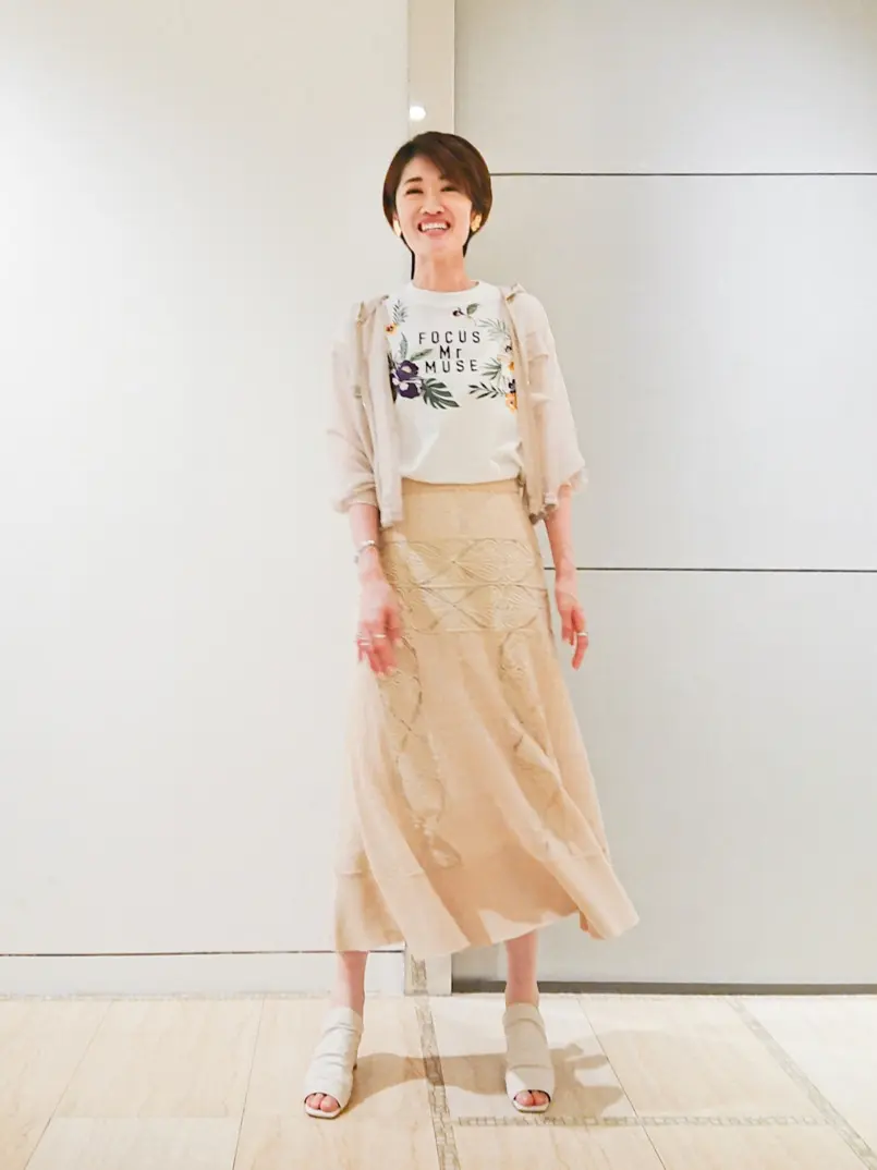 GRACE CONTINENTAL 今野　志保 コーディネート画像