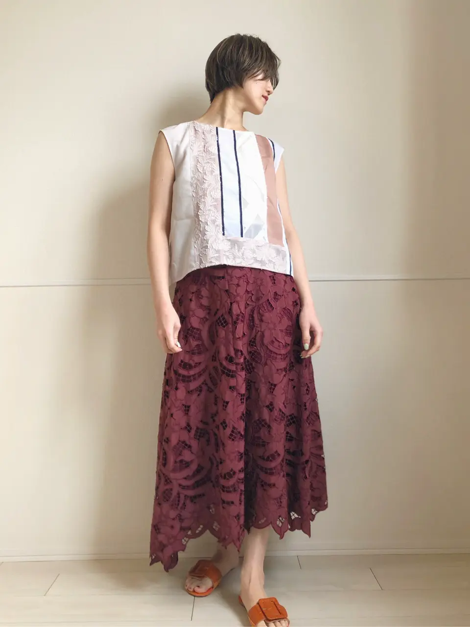 GRACE CONTINENTAL A.FUKUDA コーディネート画像