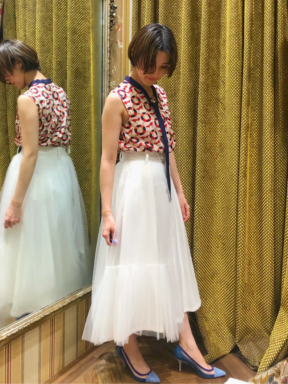 GRACE CONTINENTAL A.FUKUDA コーディネート画像