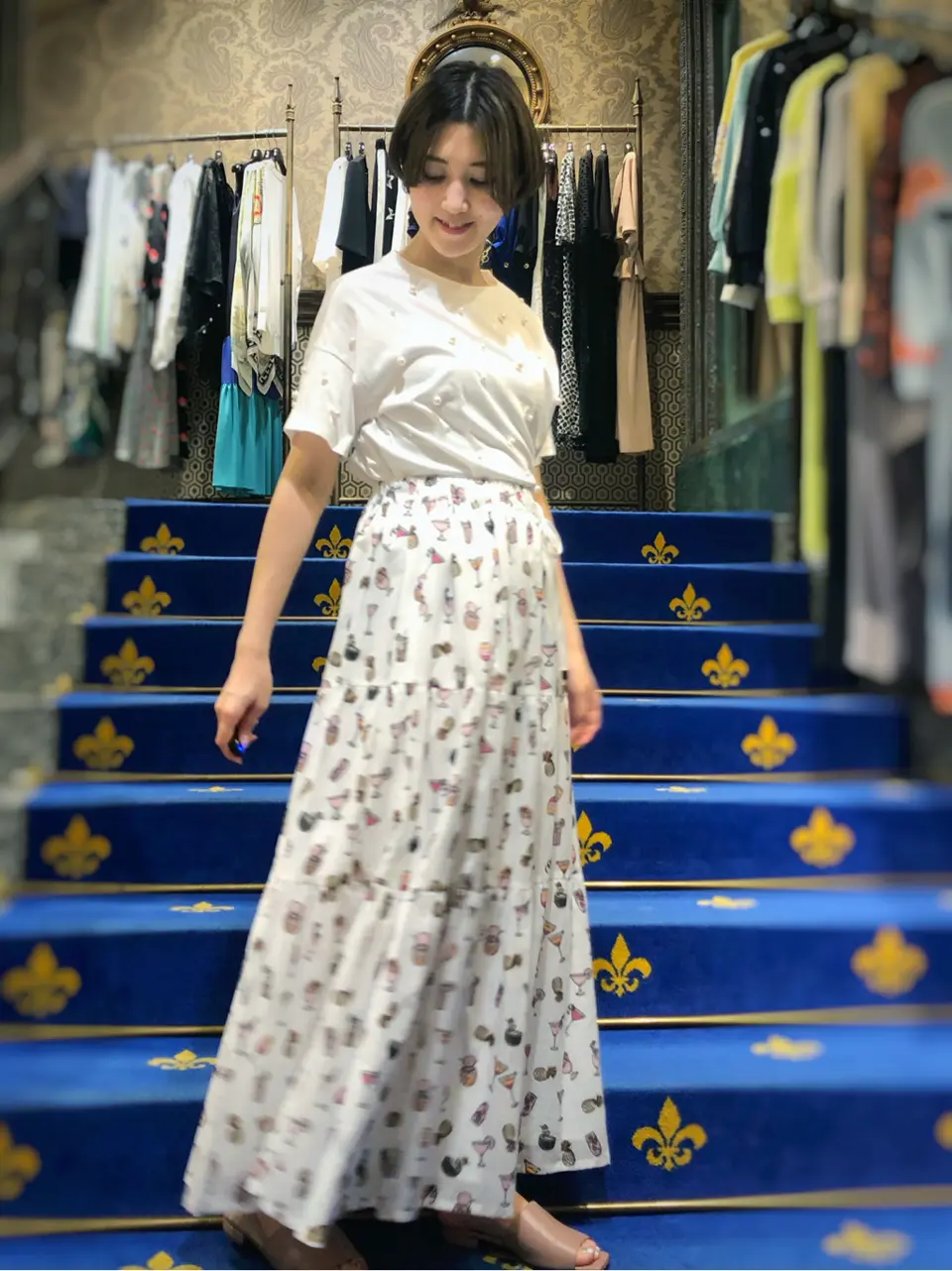 GRACE CONTINENTAL A.FUKUDA コーディネート画像