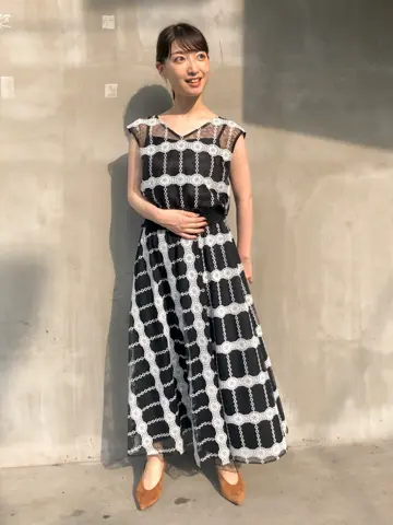 GRACE CONTINENTAL 青木育日 コーディネート画像