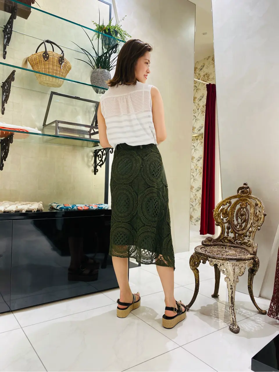 GRACE CONTINENTAL miyata コーディネート画像