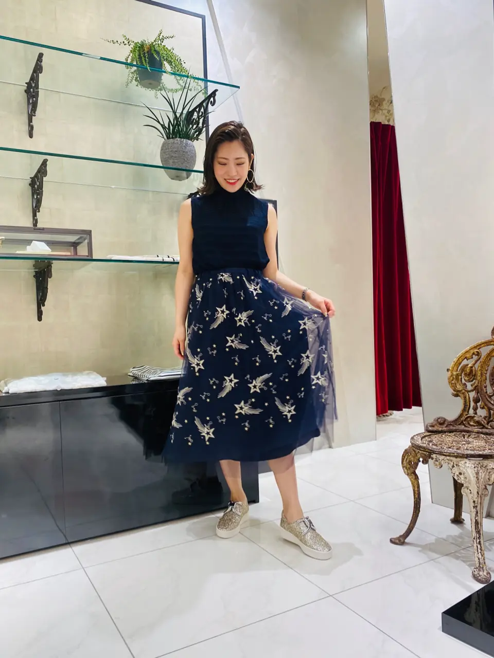 GRACE CONTINENTAL miyata コーディネート画像