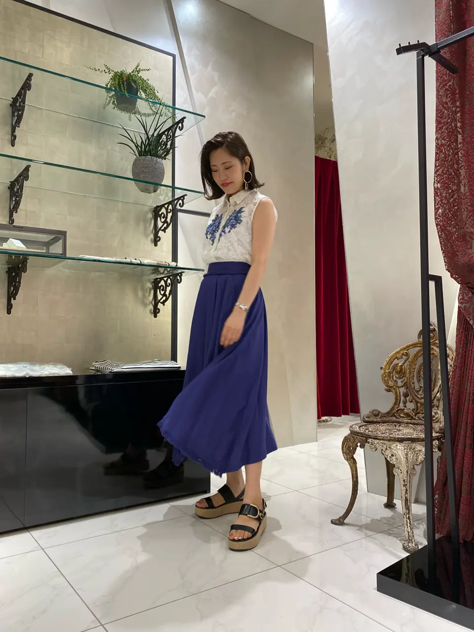 GRACE CONTINENTAL miyata コーディネート画像