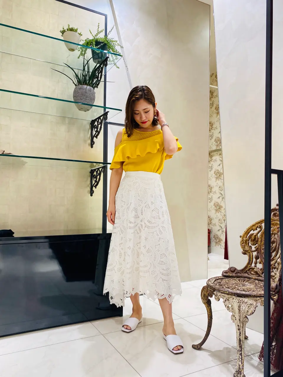 GRACE CONTINENTAL miyata コーディネート画像