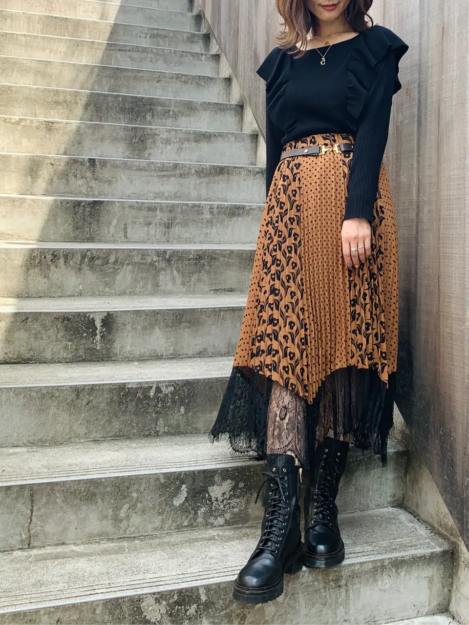 GRACE CONTINENTAL A.Kameyama コーディネート画像