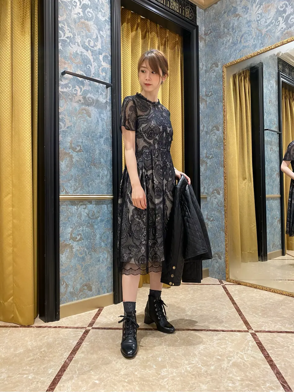 GRACE CONTINENTAL The Banquet Aya. コーディネート画像