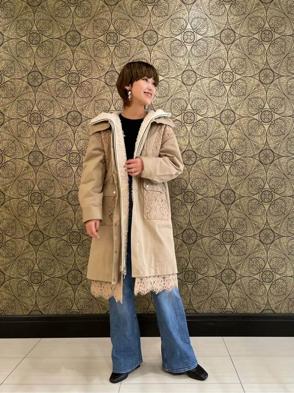 GRACE CONTINENTAL The Banquet 平岩　みなみ コーディネート画像