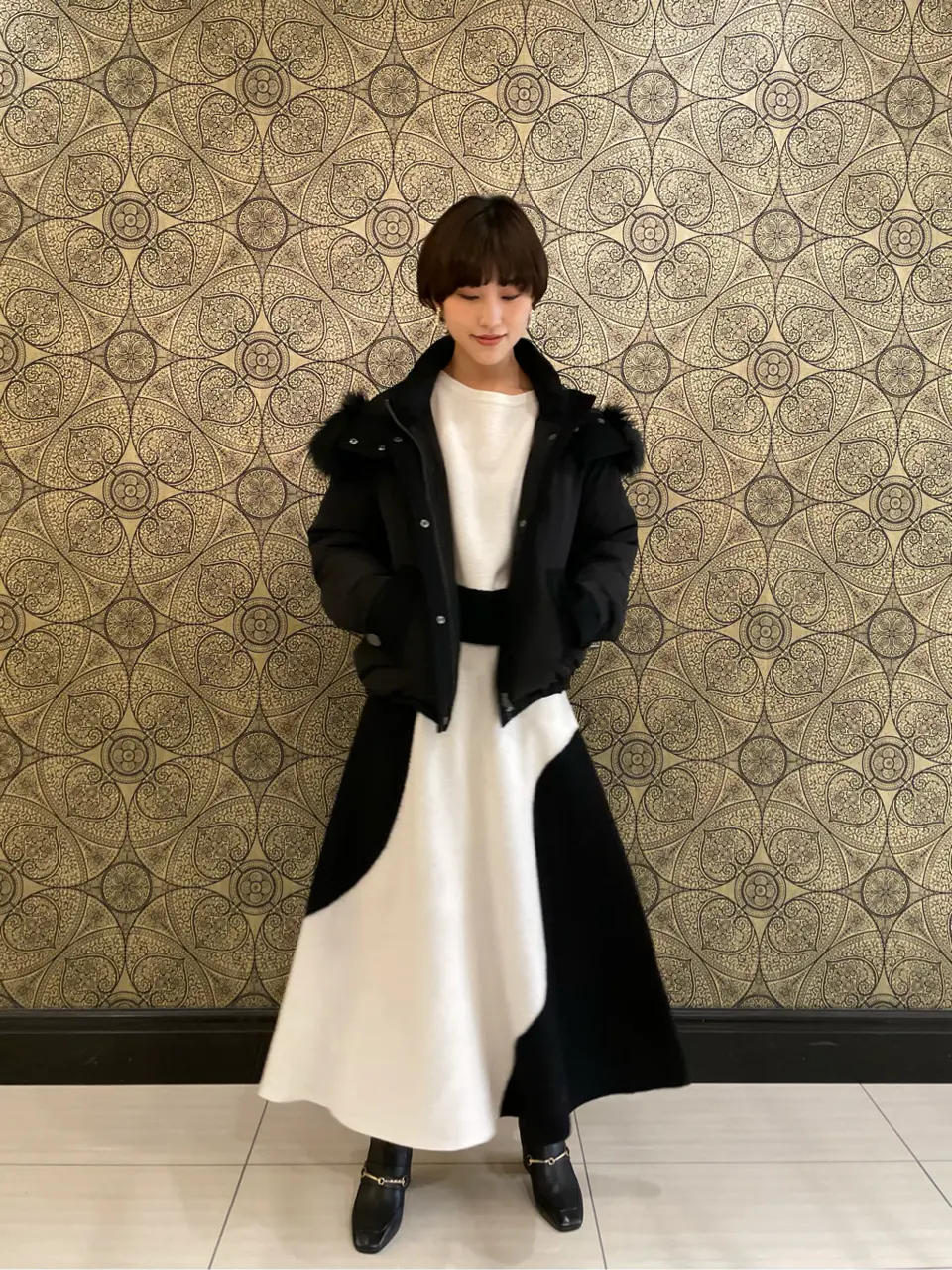 GRACE CONTINENTAL The Banquet 平岩　みなみ コーディネート画像