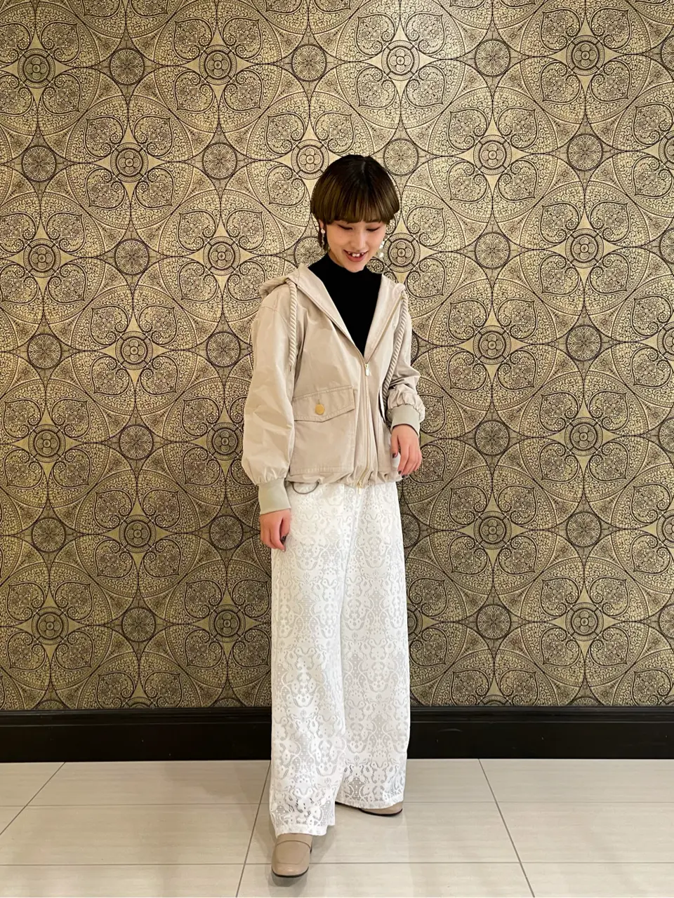 GRACE CONTINENTAL The Banquet 平岩　みなみ コーディネート画像