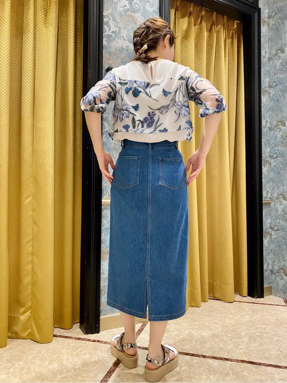 GRACE CONTINENTAL The Banquet Aya. コーディネート画像