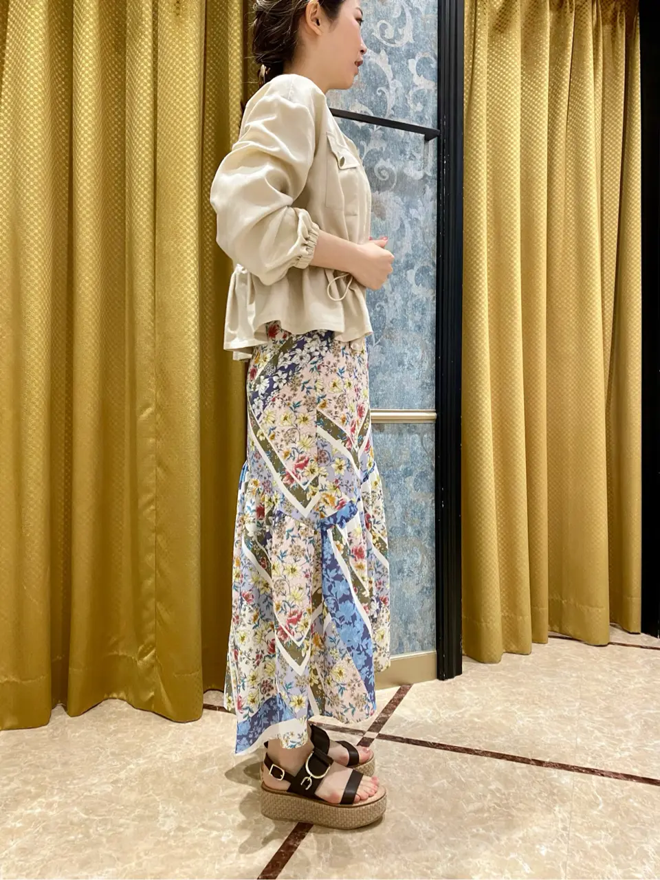 GRACE CONTINENTAL The Banquet Aya. コーディネート画像