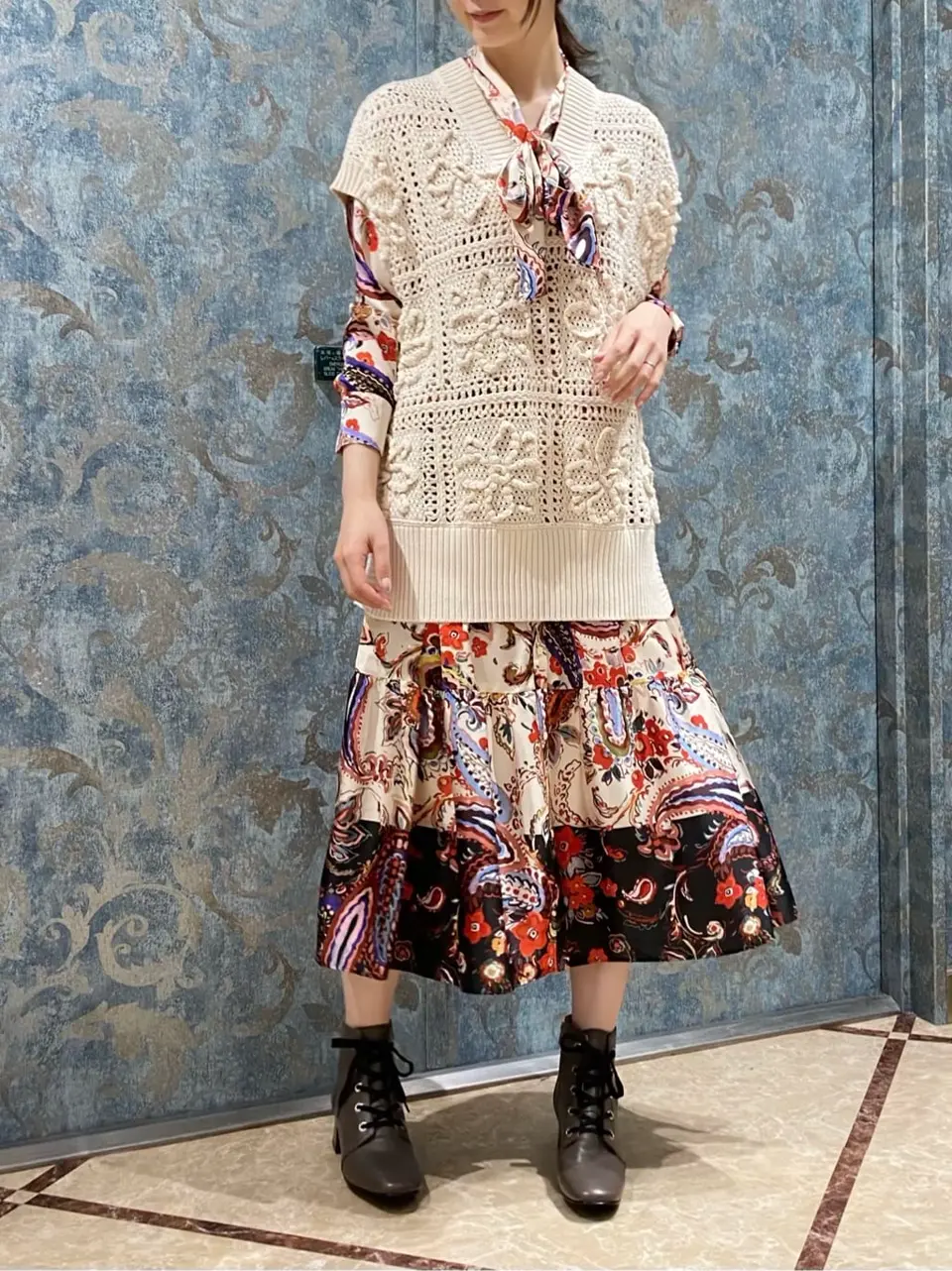 GRACE CONTINENTAL The Banquet Aya. コーディネート画像