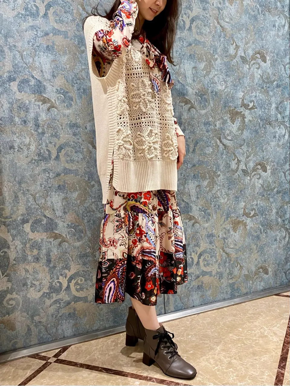 GRACE CONTINENTAL The Banquet Aya. コーディネート画像