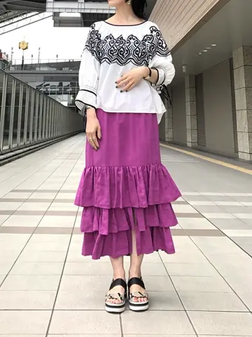 GRACE CONTINENTAL The Banquet 尾田亜沙美 コーディネート画像