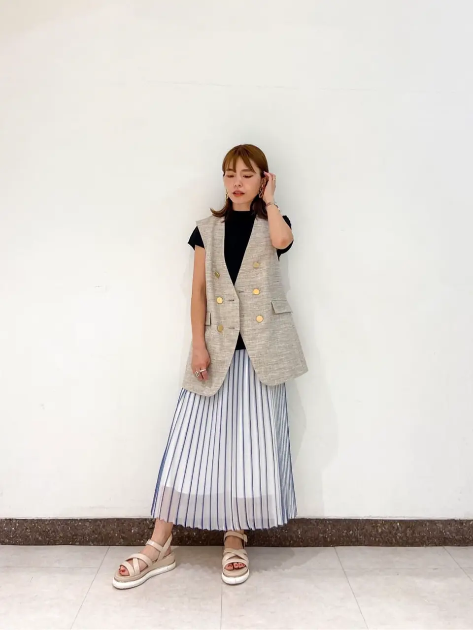 GRACE CONTINENTAL The Banquet 古川温子 コーディネート画像