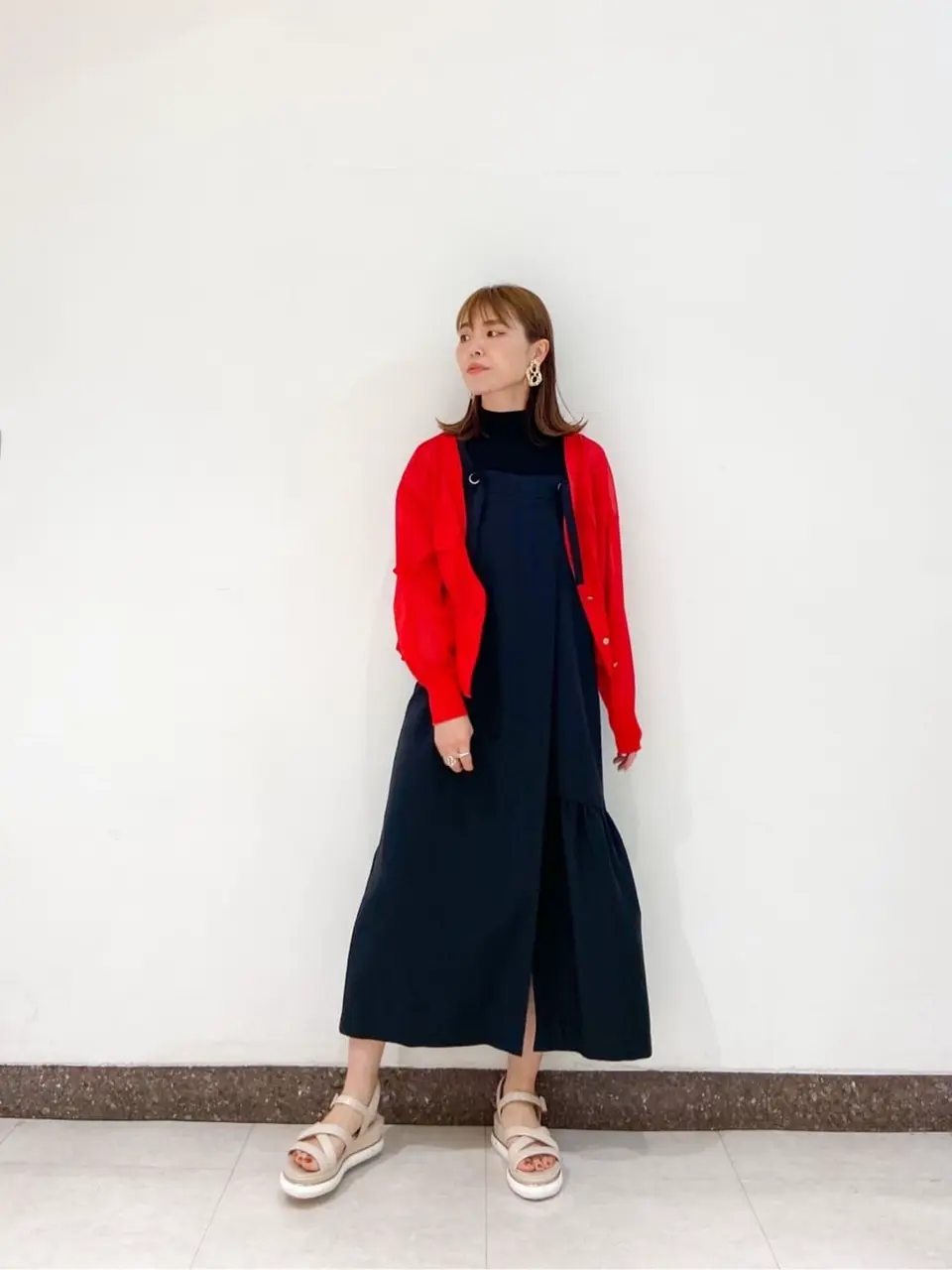  古川温子 コーディネート画像