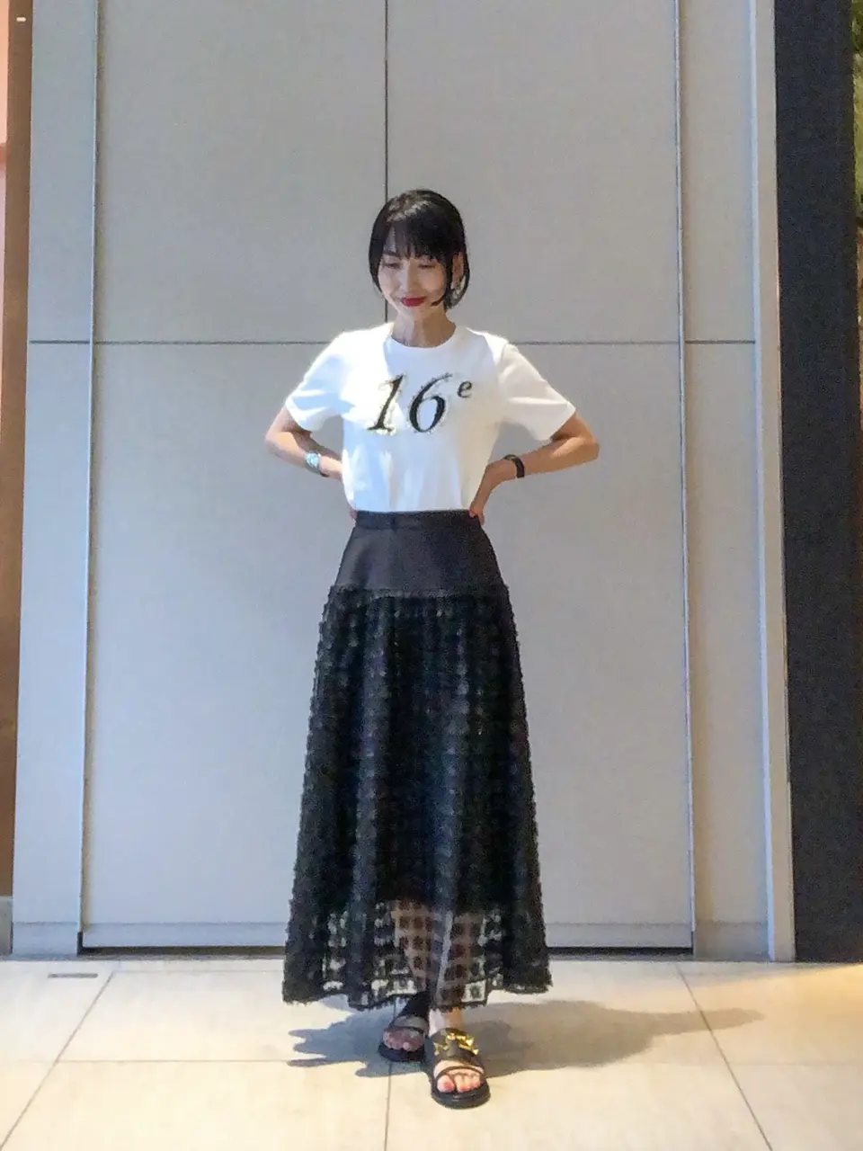 GRACE CONTINENTAL The Banquet 尾田亜沙美 コーディネート画像