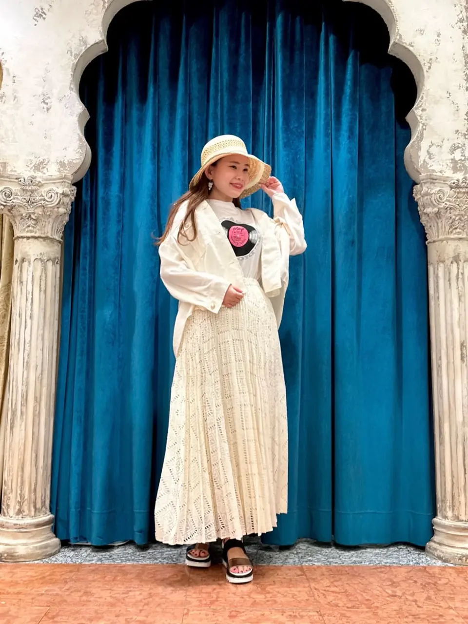  中根　里帆 コーディネート画像