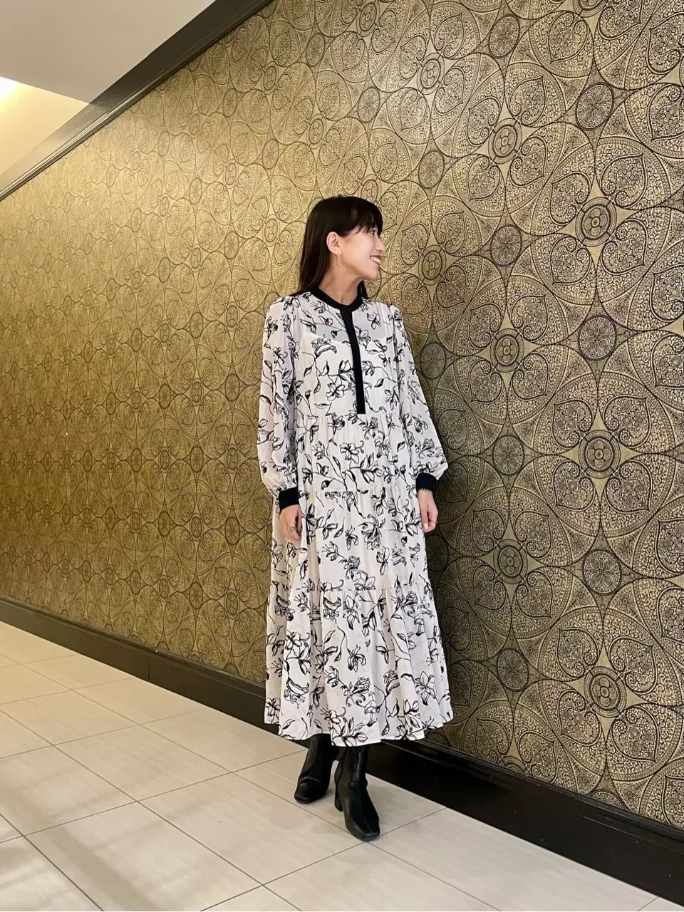 GRACE CONTINENTAL The Banquet  Sekine コーディネート画像