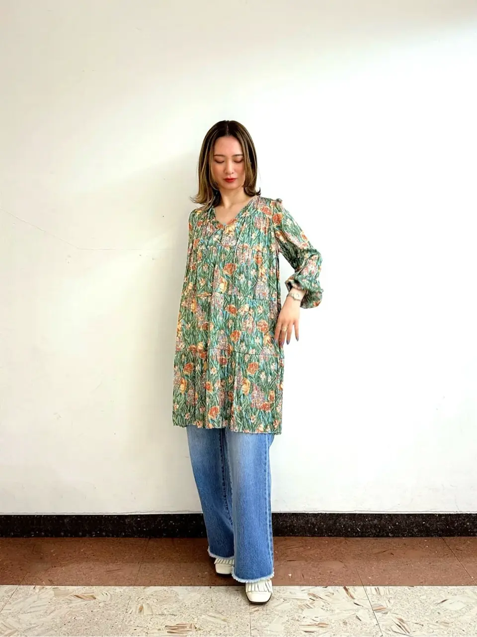 GRACE CONTINENTAL The Banquet Kogane. コーディネート画像