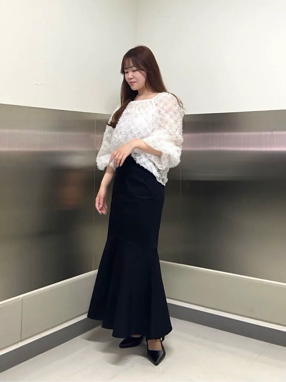 GRACE CONTINENTAL The Banquet 松原 明音 コーディネート画像